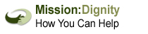 Mission:Dignity - How you can help